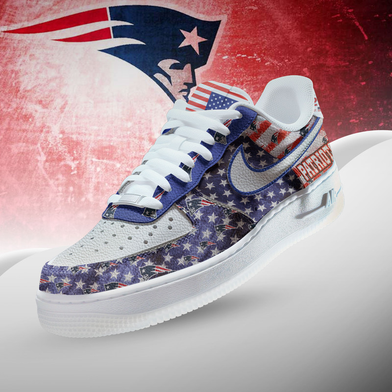 New England Patriots | Premium NFL 250 Years Of America AF1 Shoes HY