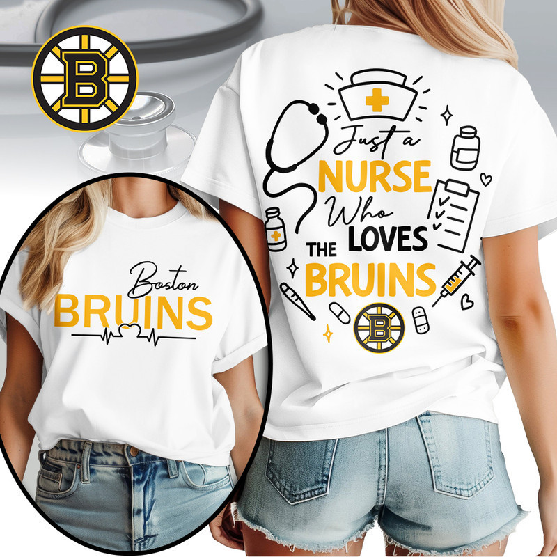 Boston Bruins | Premium NHL Fan Nurse 3D Shirt HY
