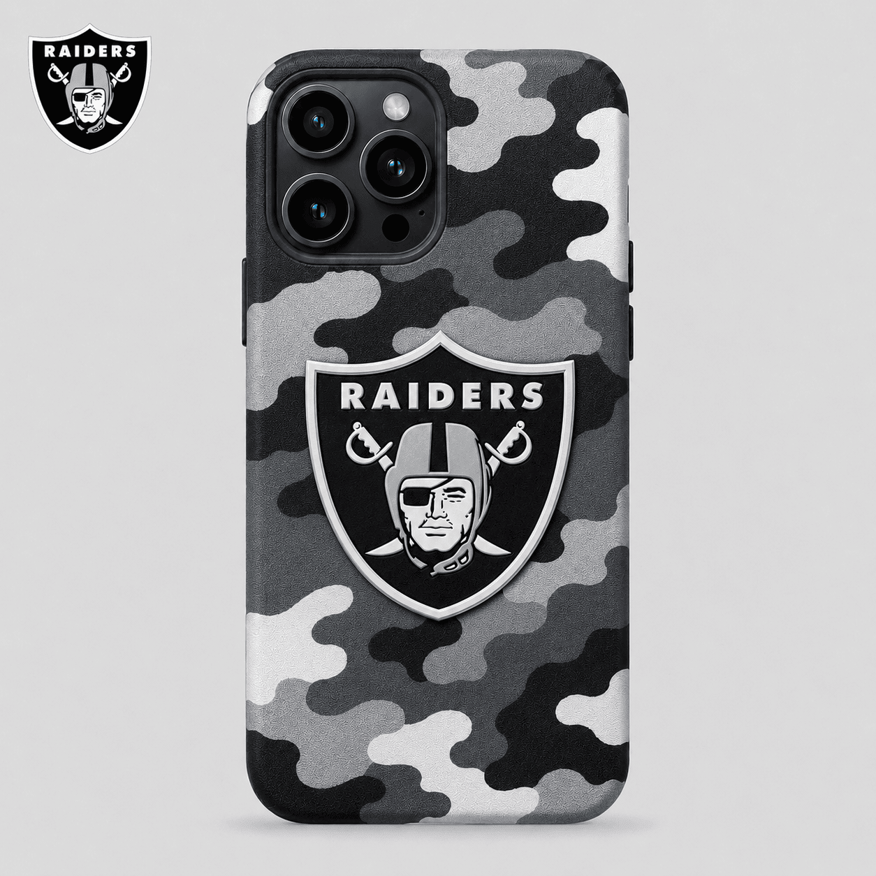 Las Vegas Raiders| Premium NFL Camo Game Day Phone Case NY