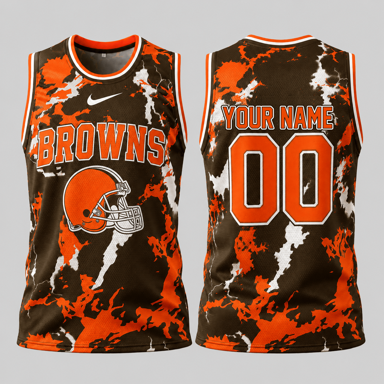 Cleveland Browns | Premium NFL Paint Splash Performance Tank Top TD