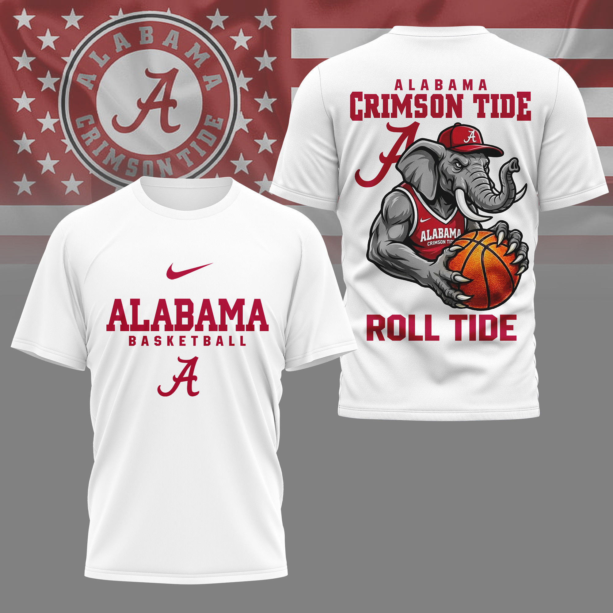 Alabama Crimson Tide | Premium NCAA GameDay Basketball 3D Shirt NY