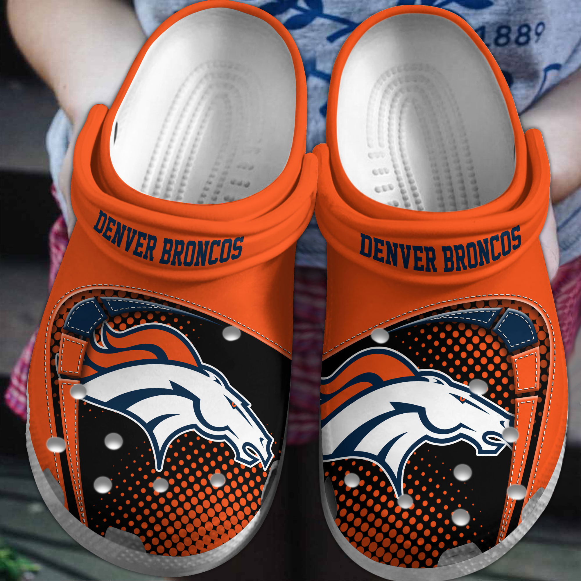 Denver Broncos | Premium NFL Crocs Shoes NY