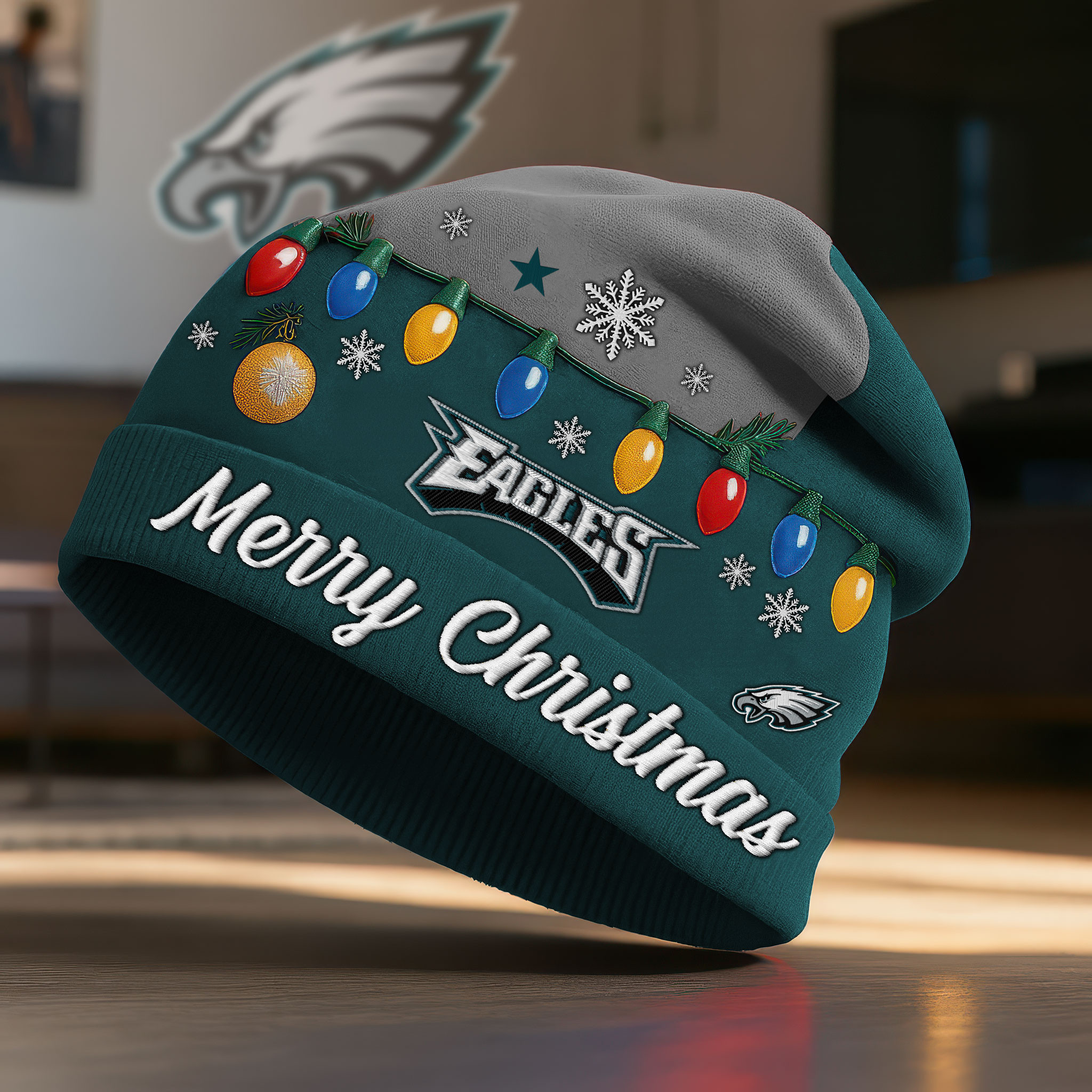 Philadelphia Eagles | Premium NFL Christmas Beanie Hat NY