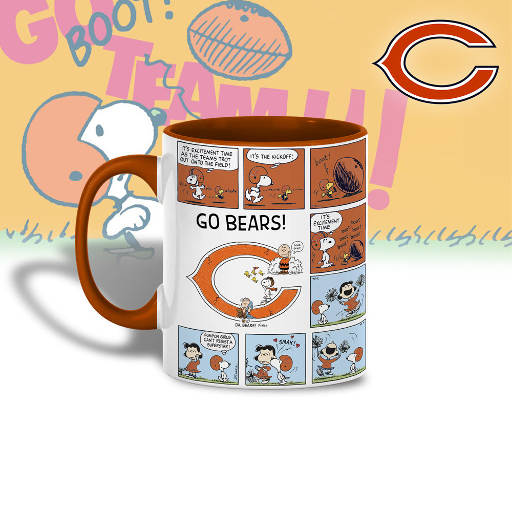 Chicago Bears | Premium NFL Peanuts Comic Mug HY