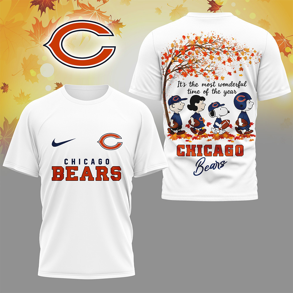 Chicago Bears | Premium NFL Fall Season 3D Shirt HI