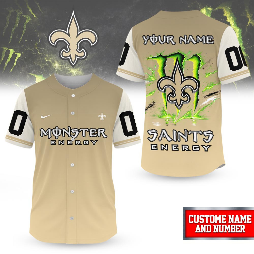 New Orleans Saints | Premium NFL Monster Energy Jersey NP