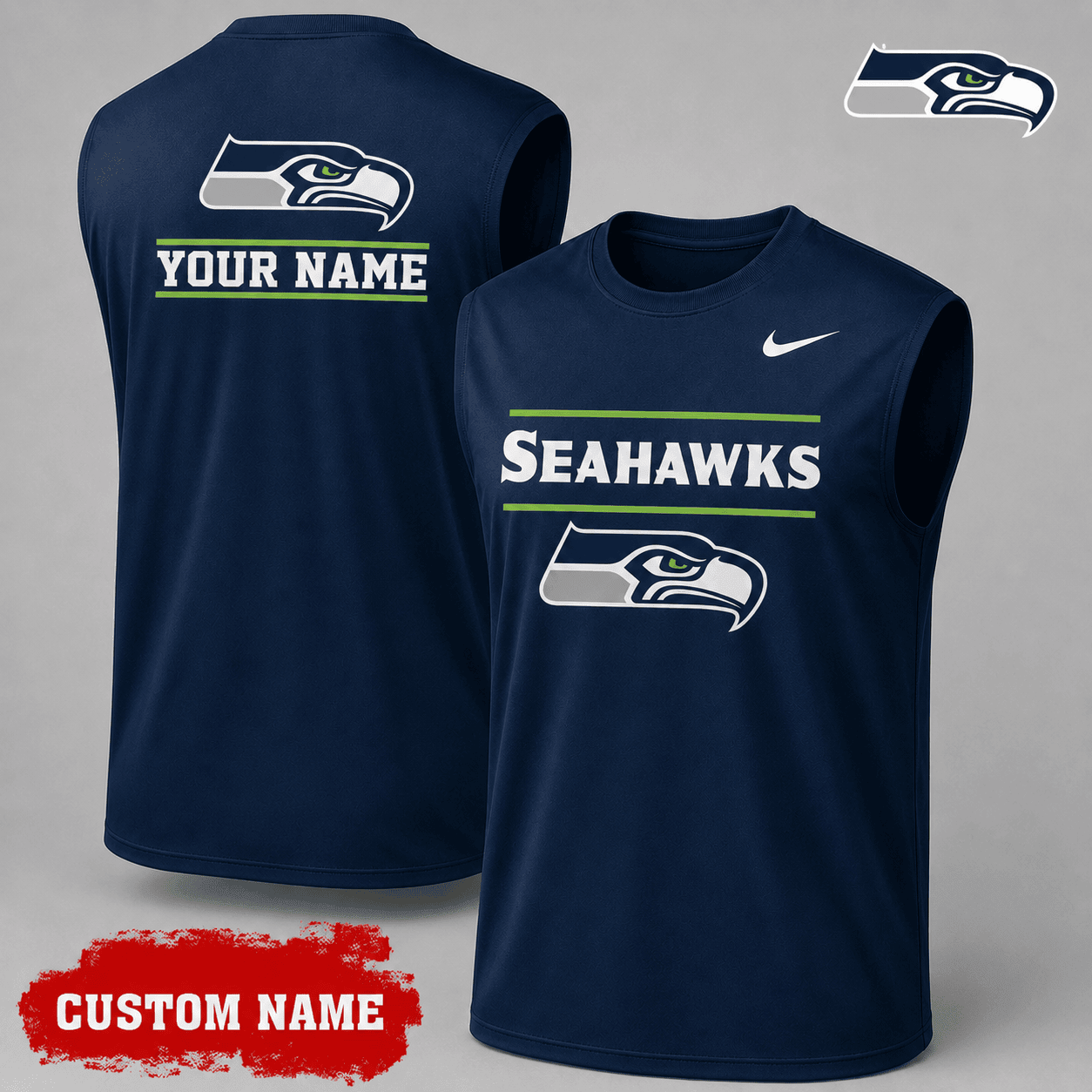 Seattle Seahawks | Premium NFL Personalized Game Ready Tank Top NY