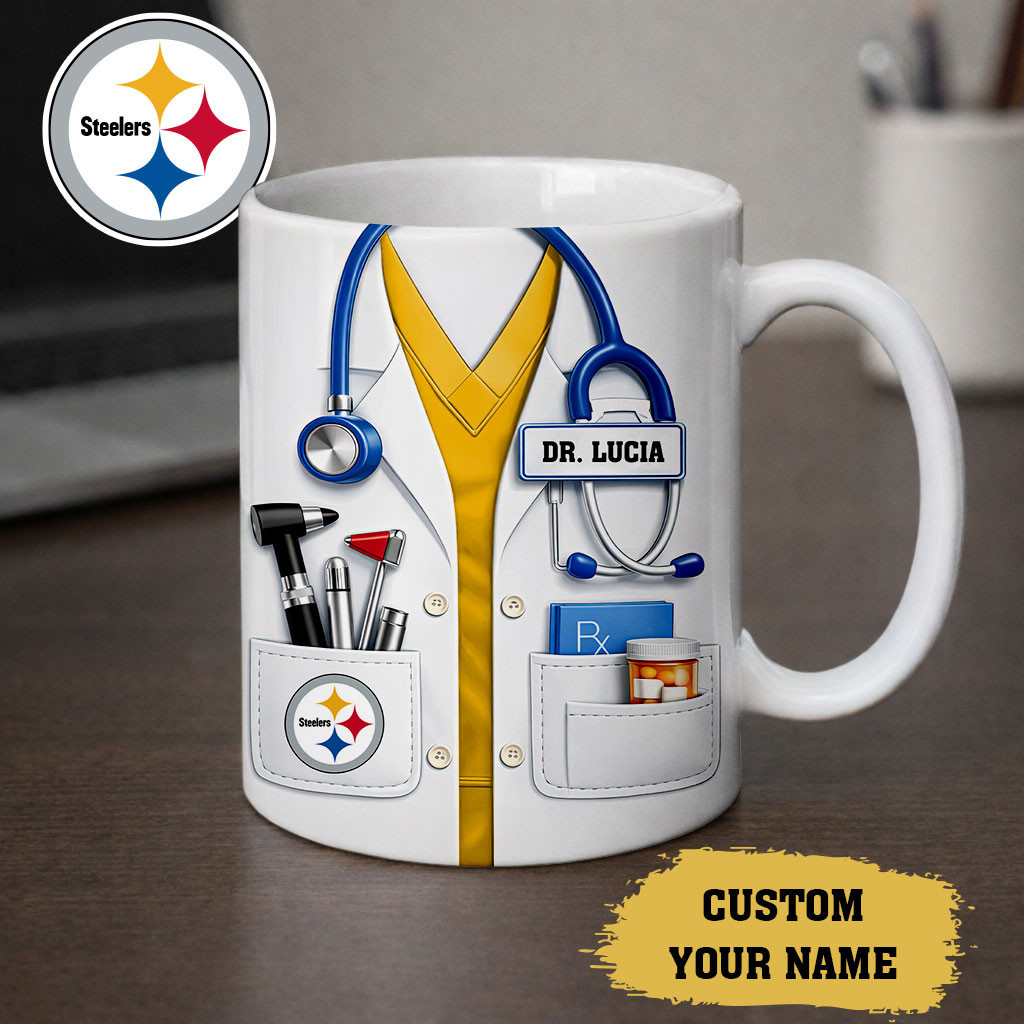Pittsburgh Steelers | Premium NFL Personalized Medical Mug NY