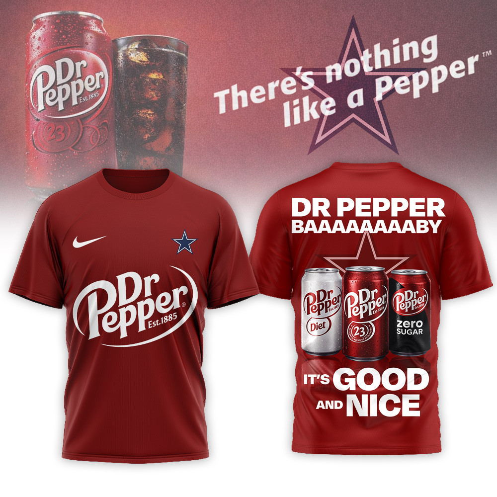 Dallas Cowboys | Premium NFL Dr Pepper 3D Shirt NP