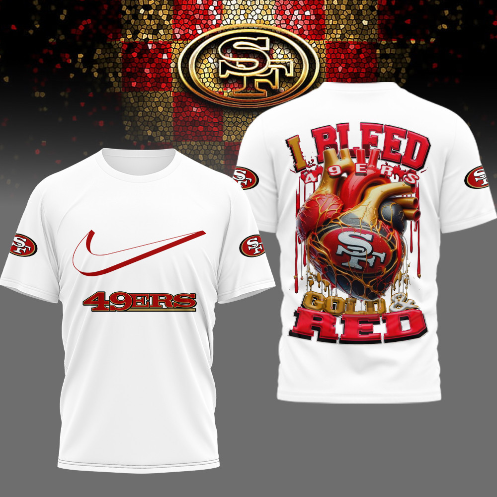 San Francisco 49ers | Premium NFL I Bleed 3D Shirt HI