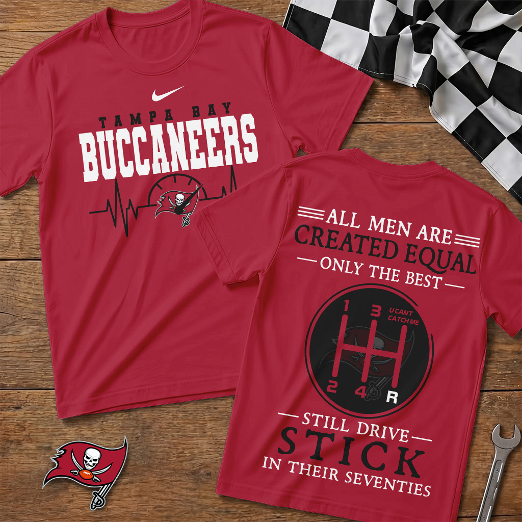 Tampa Bay Buccaneers | Premium NFL Highspeed Heartbeat T-Shirt TD