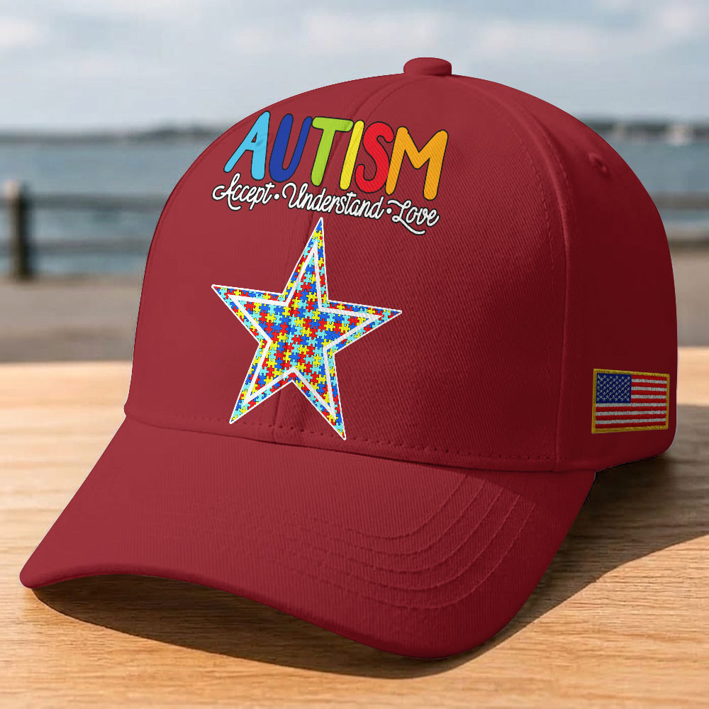 Dallas Cowboys | Premium Classic NFL Autism Awareness Puzzle Cap