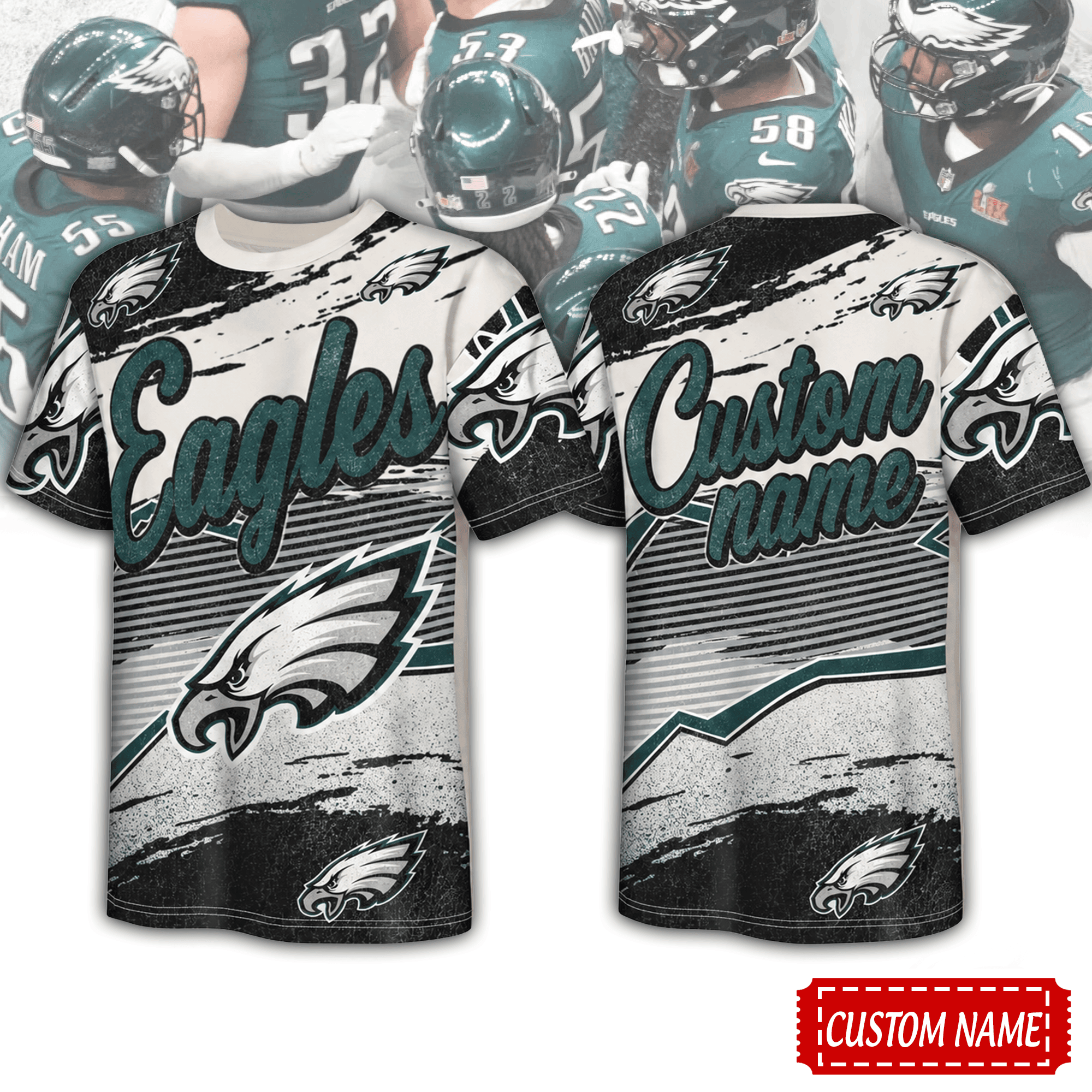 Philadelphia Eagles | Premium NFL Team Energy Custom 3D Shirt NTH1