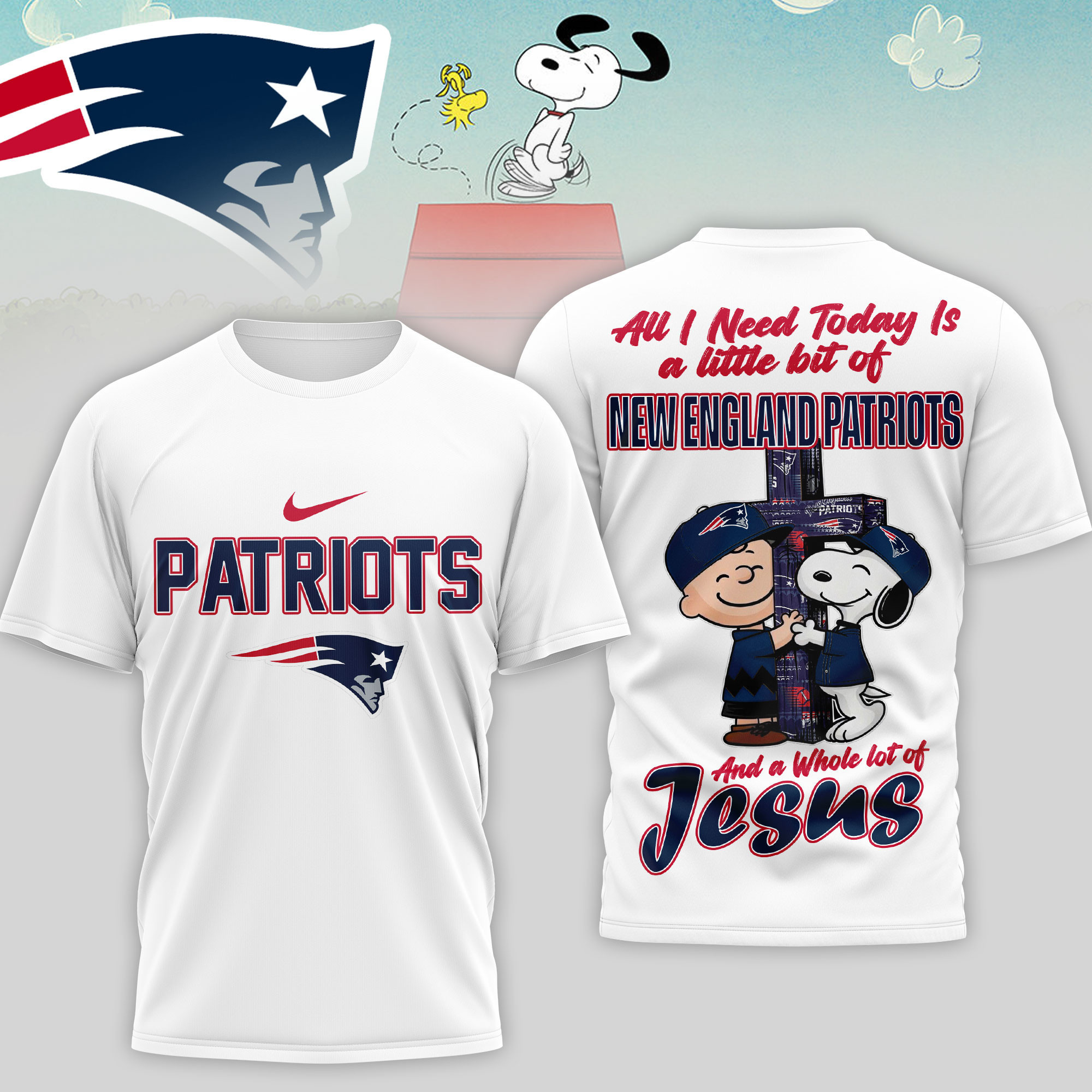 New England Patriots | Premium NFL League Blessing 3D Shirt NTH1