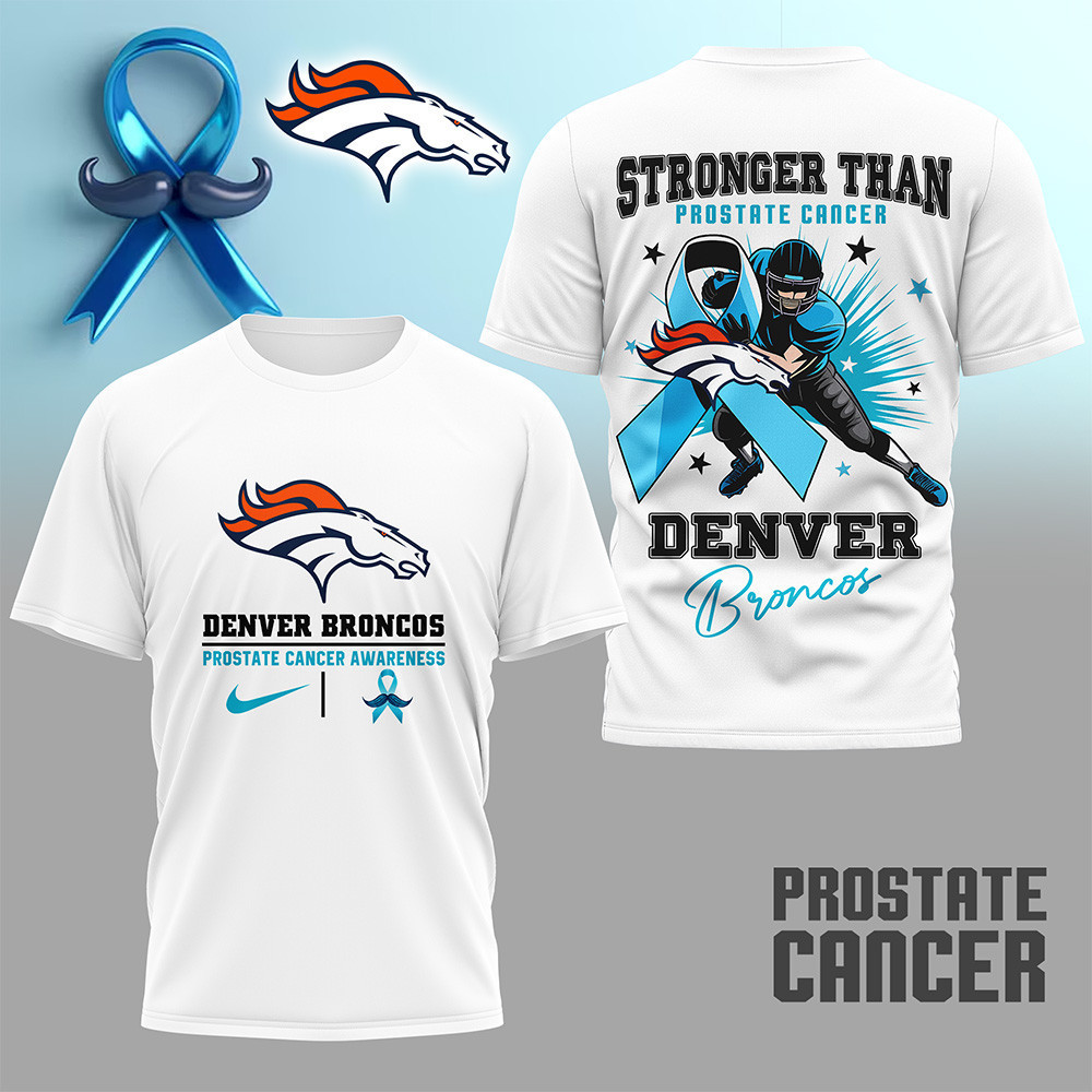 Denver Broncos | Premium NFL Prostate Cancer Awareness Month Shirt HI