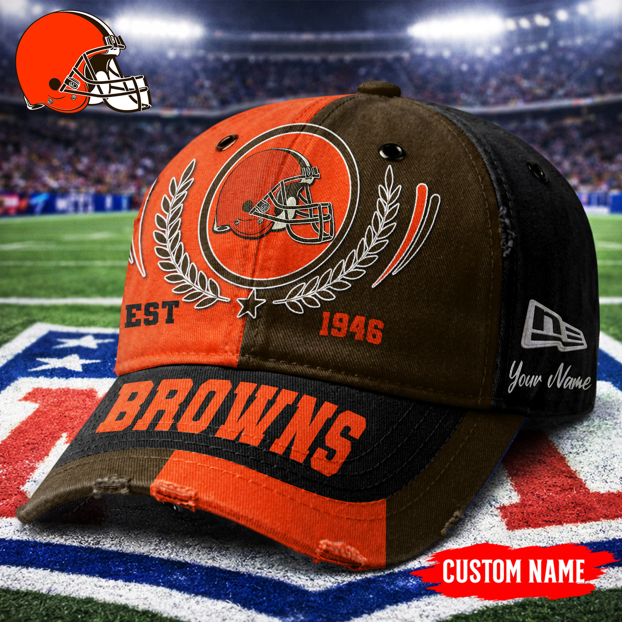 Cleveland Browns | Premium NFL Split Color New Era Cap TD