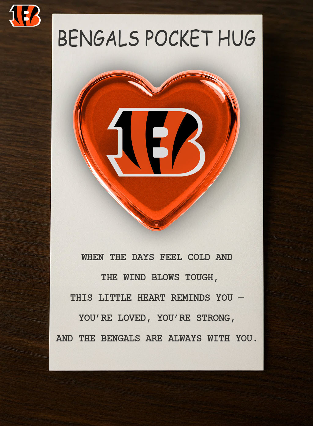 Cincinnati Bengals | Premium NFL Pocket Hug TD