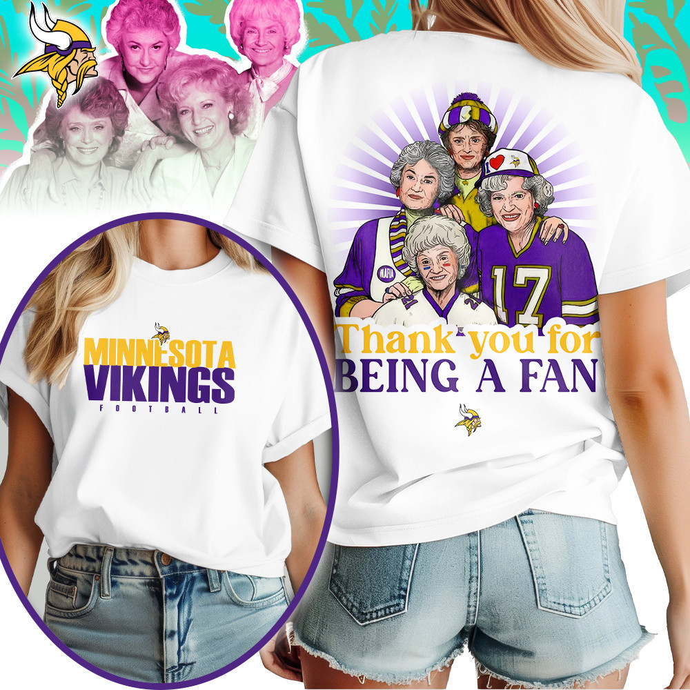 Minnesota Vikings | Premium NFL and The Golden Girls Fan Shirt HI