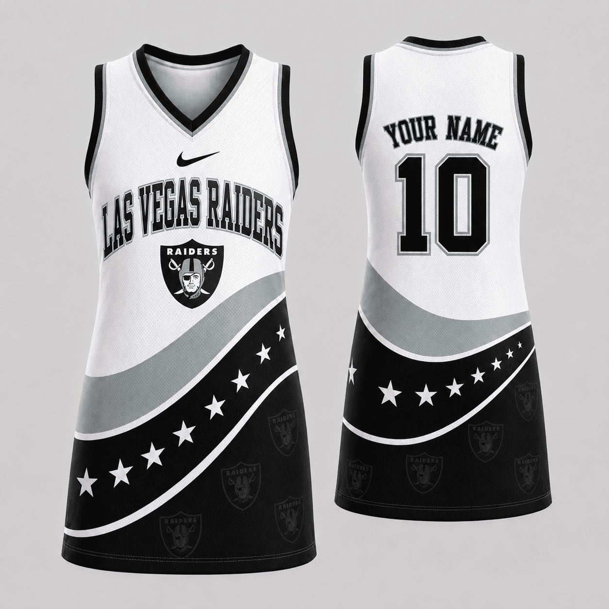 Las Vegas Raiders | Premium NFL Bold Team Pride Women Jersey Dress TD