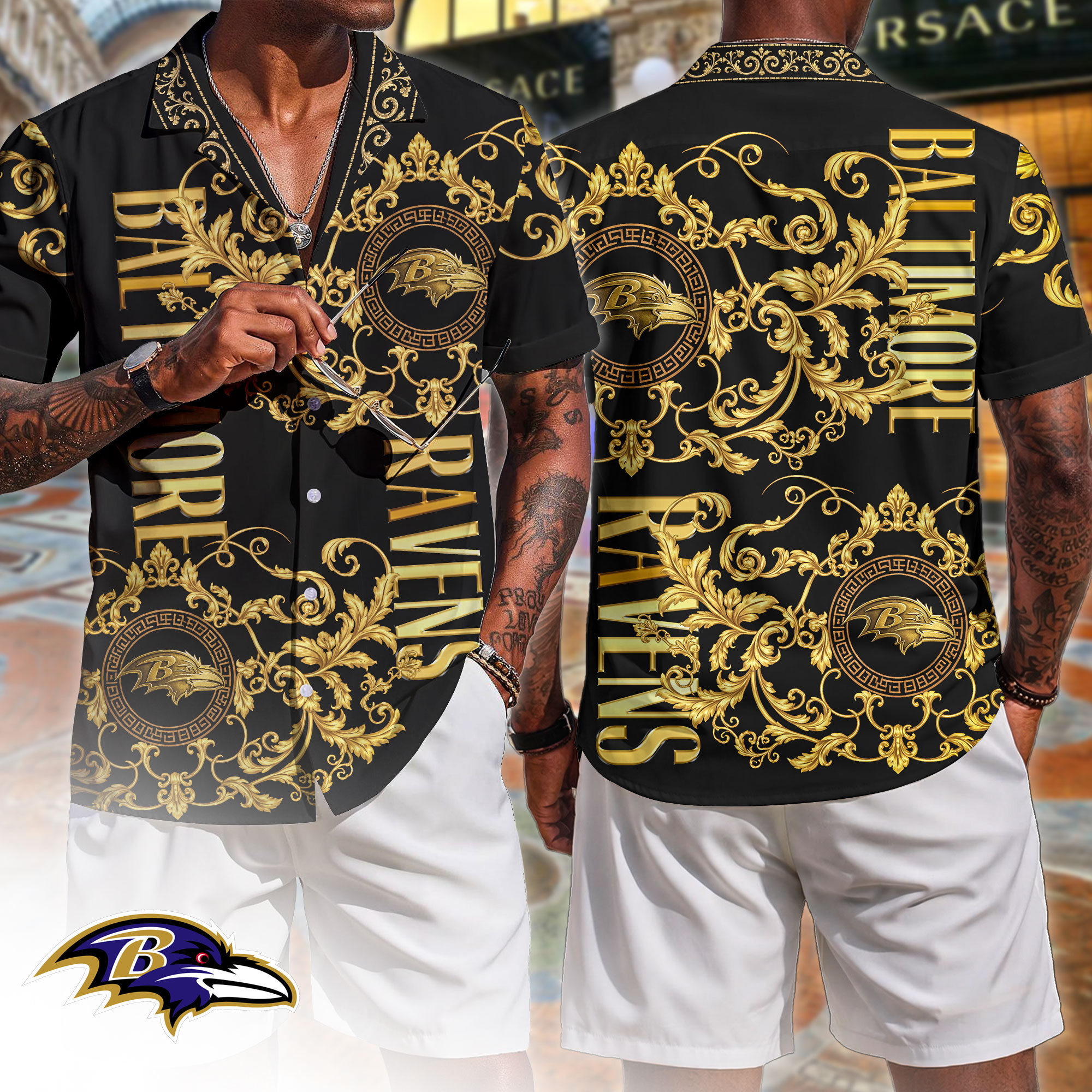 Baltimore Ravens | Premium NFL Luxury Hawaiian Shirt HY