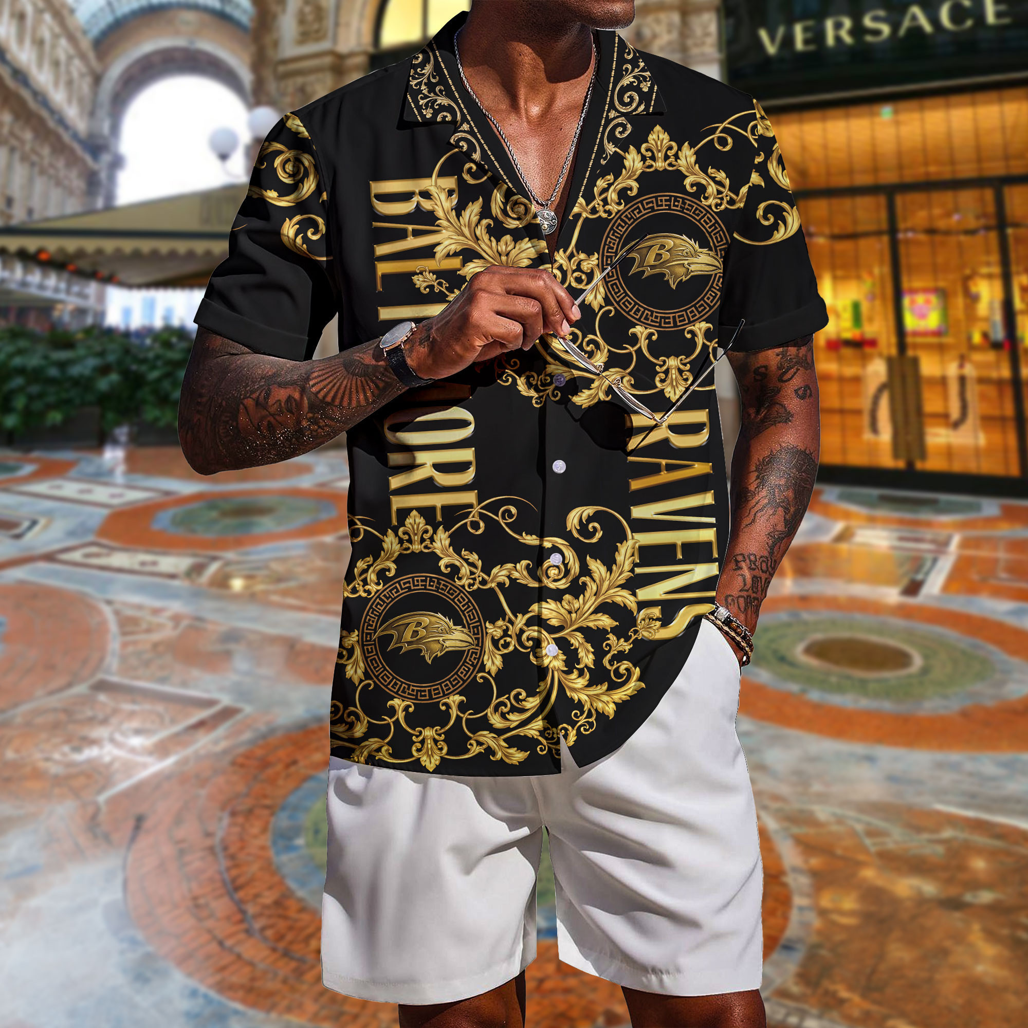 Baltimore Ravens | Premium NFL Luxury Hawaiian Shirt PBX1BAD