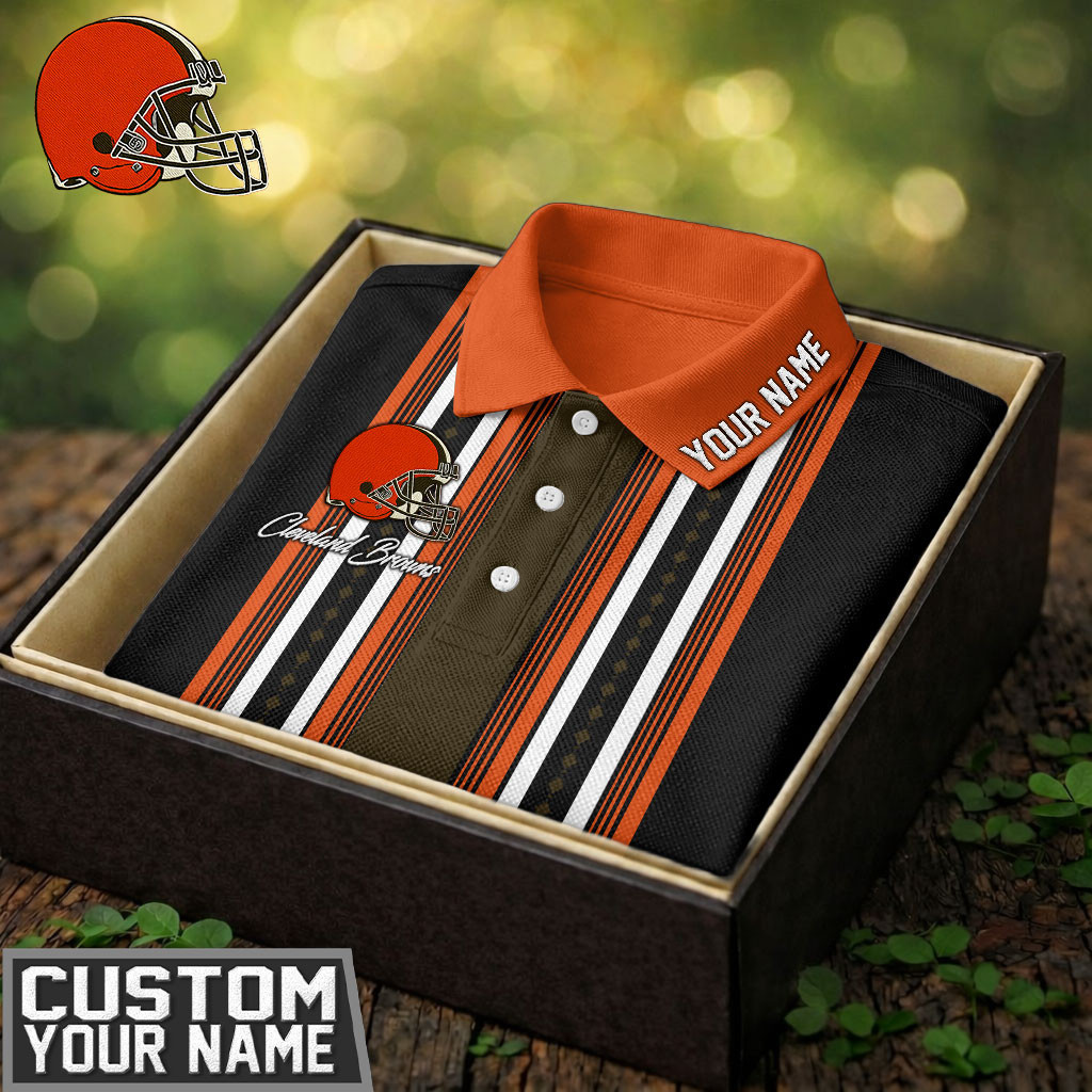 Cleveland Browns | Premium NFL Legacy Sport Custom Polo TD