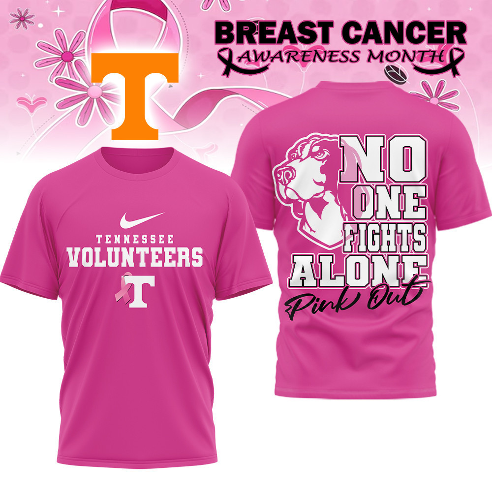 Tennessee Volunteers | Premium NCAA Breast Cancer October T-Shirt MM