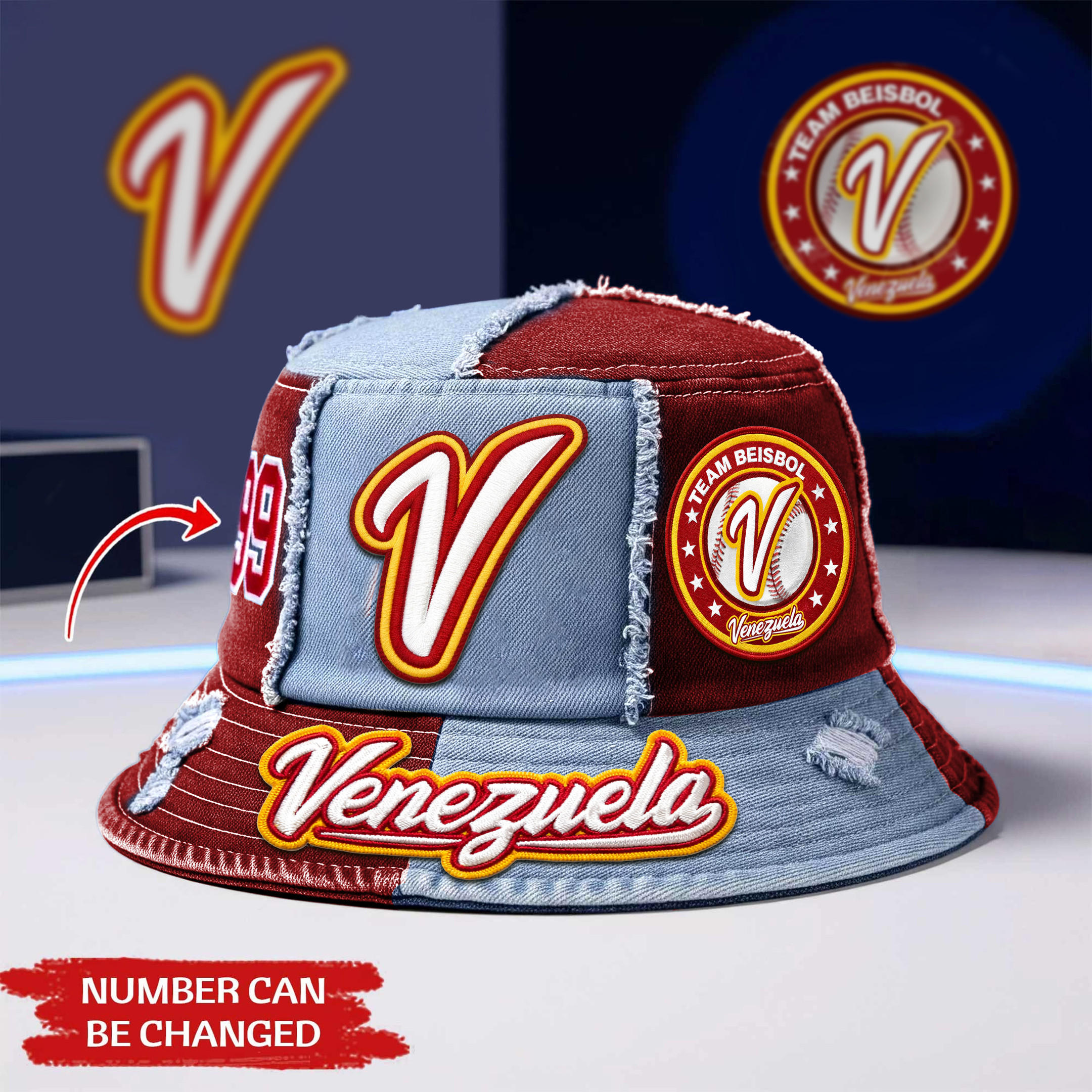Venezuela | Premium World Baseball Classic 2026 Bucket Hat TD