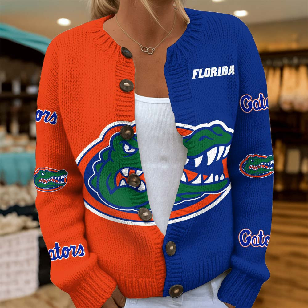 Florida Gators | Premium NCAA Cozy Split Knit Cardigan x Game Day Edition MM
