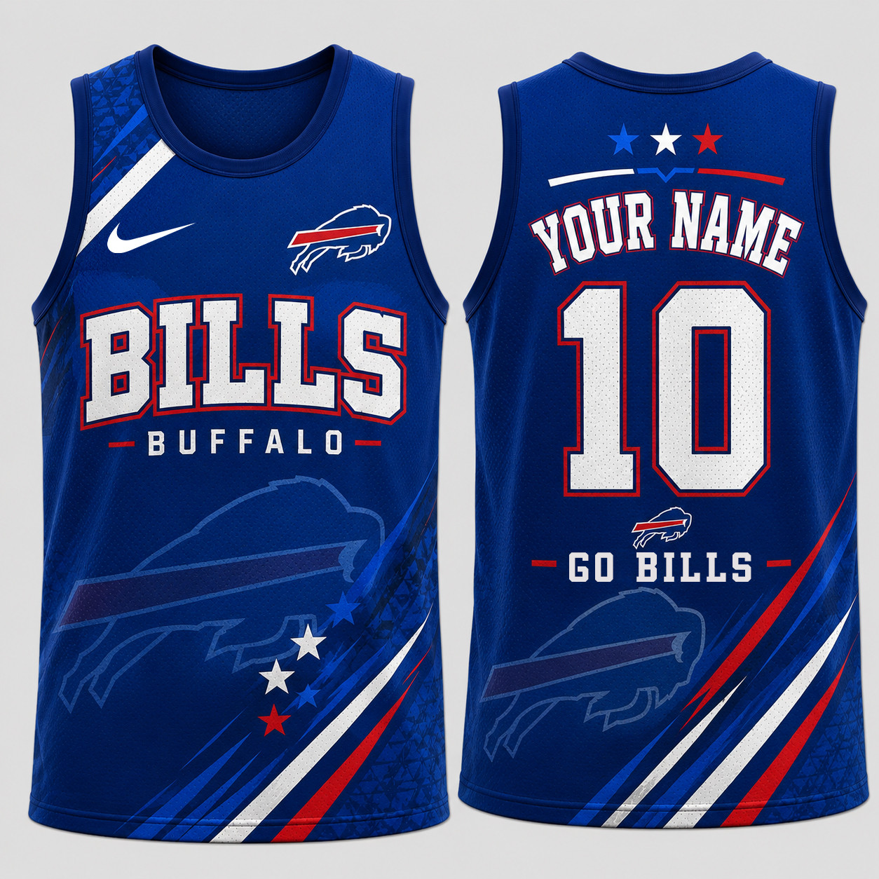 Buffalo Bills | Premium NFL Personalized Team Spirit Sports Tank Top TD