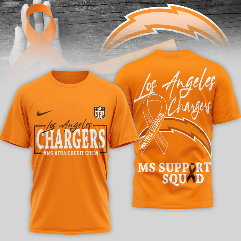 Los Angeles Chargers | Premium NFL MS Support 3D T-Shirt HY
