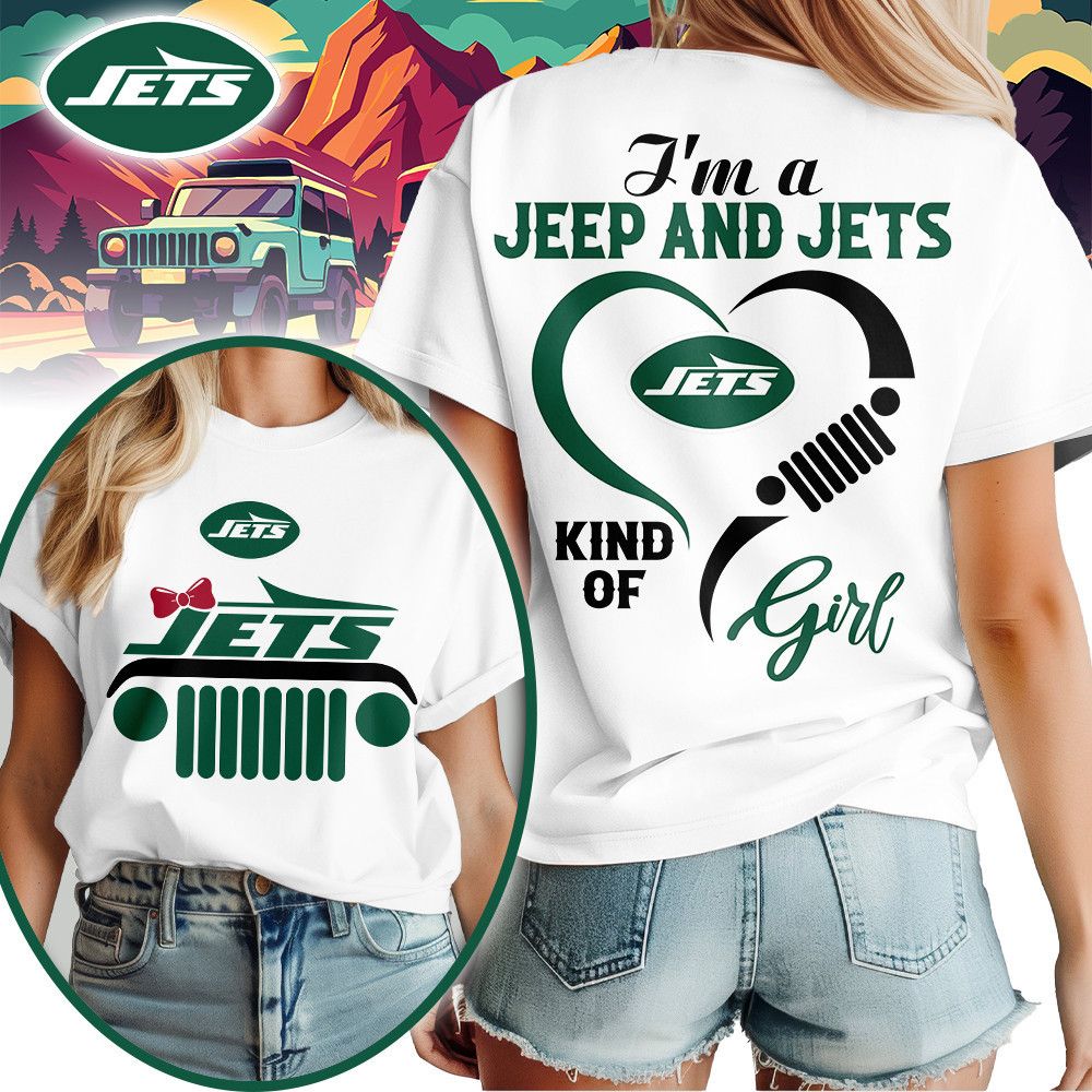 New York Jets | Premium NFL Jeep Girl Women's Shirt TD