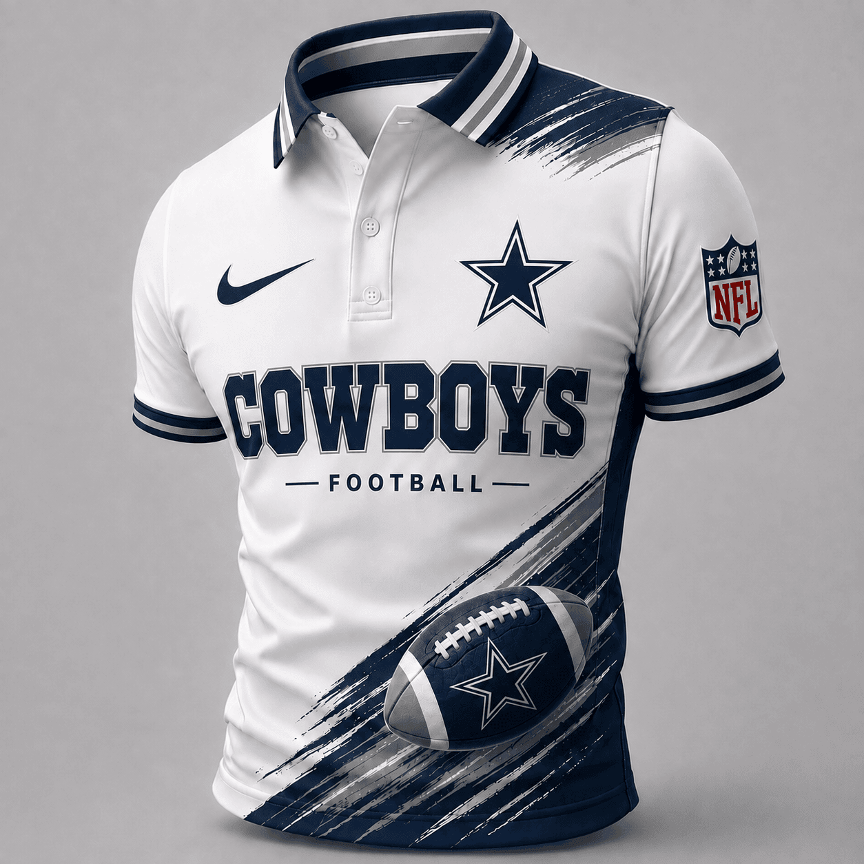 Dallas Cowboys | Premium NFL Dynamic Gridiron Style Polo TD