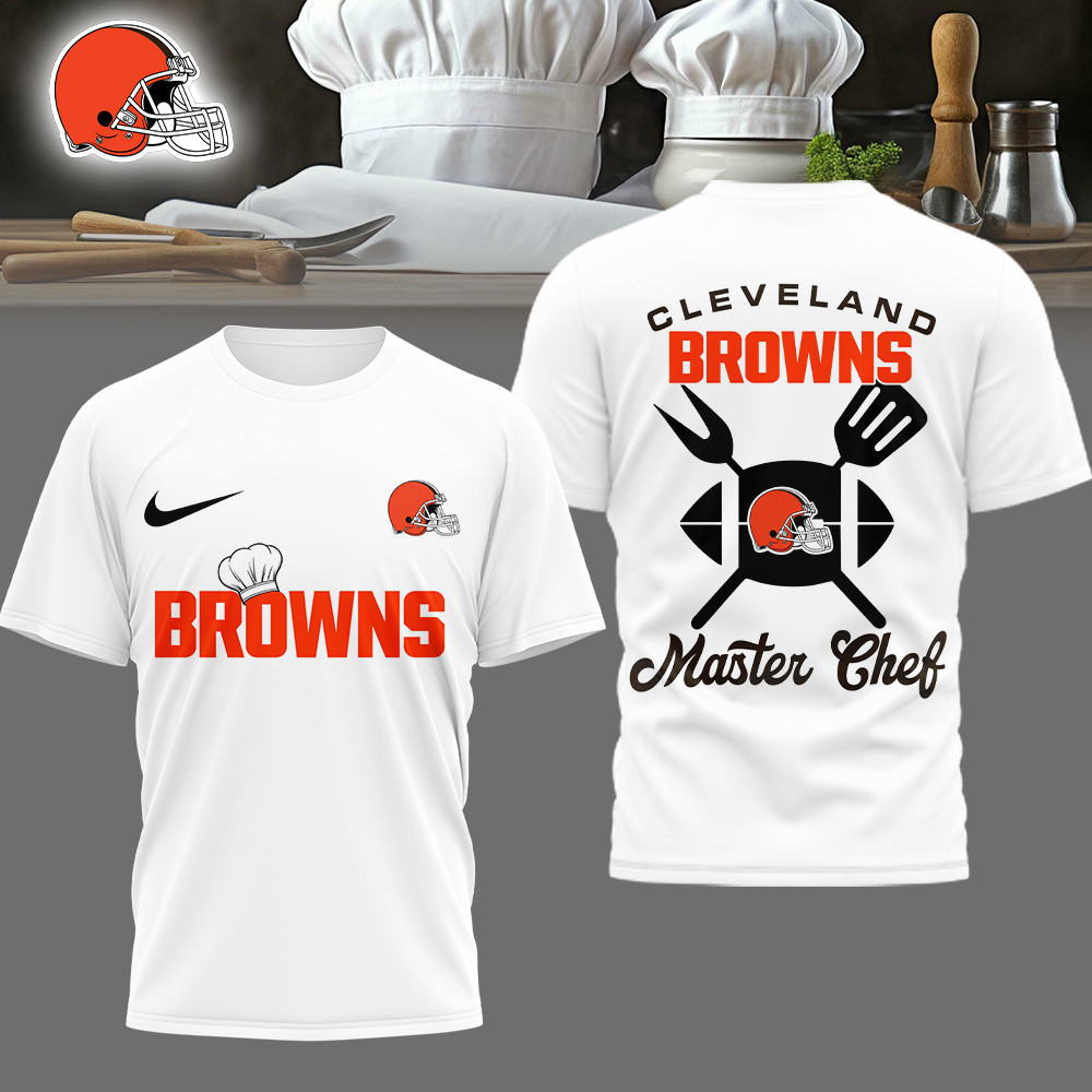 Cleveland Browns | Premium NFL Master Chef 3D Shirt HI