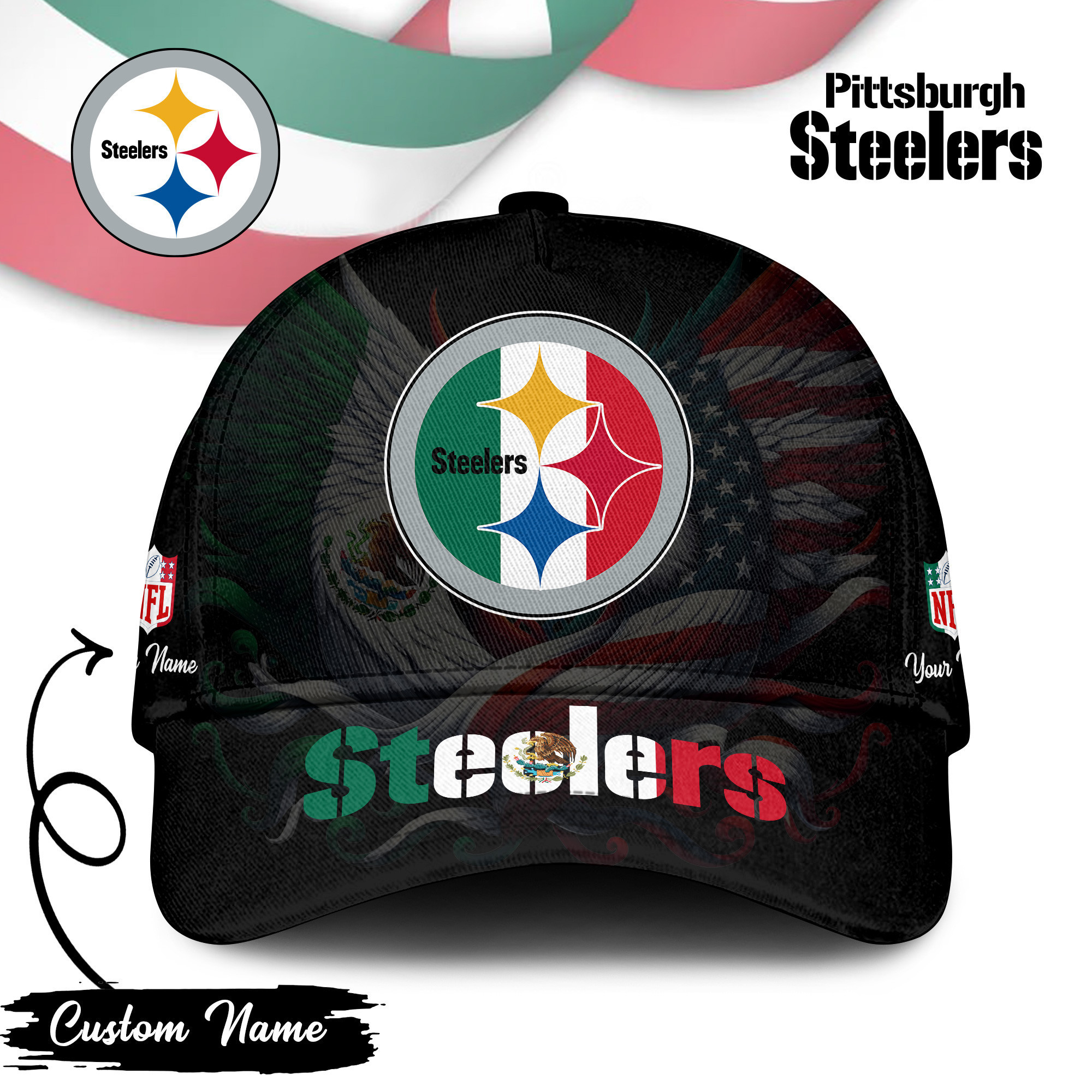 Pittsburgh Steelers | PREMIUM CLASSIC CAP NFL MEXICAN TD