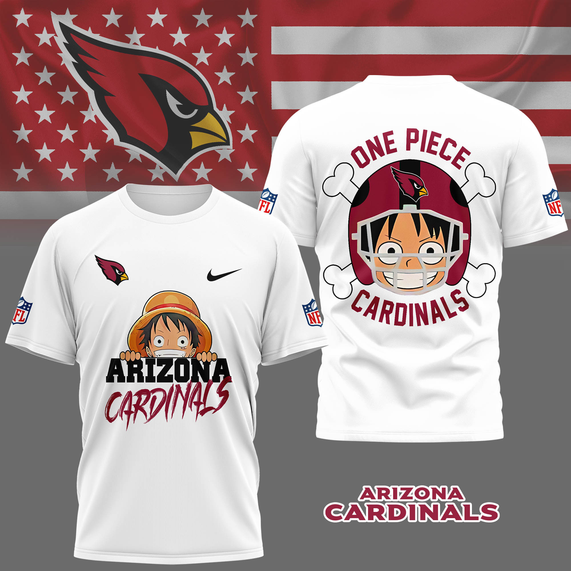 Arizona Cardinals | Premium NFL One Piece Fan 3D Shirt NY