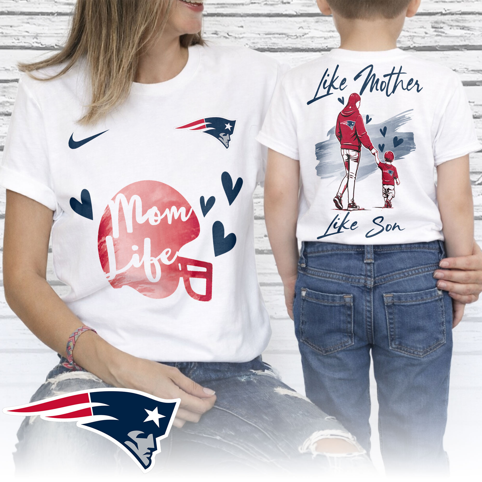 New England Patriots | Premium NFL Like Mother Like Son 3D Shirt NP