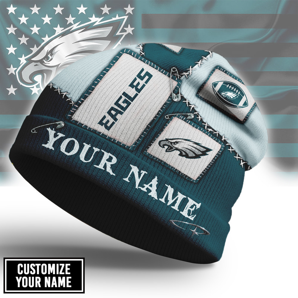 Philadelphia Eagles | Premium NFL Heritage Patch Beanie Hat NTH1