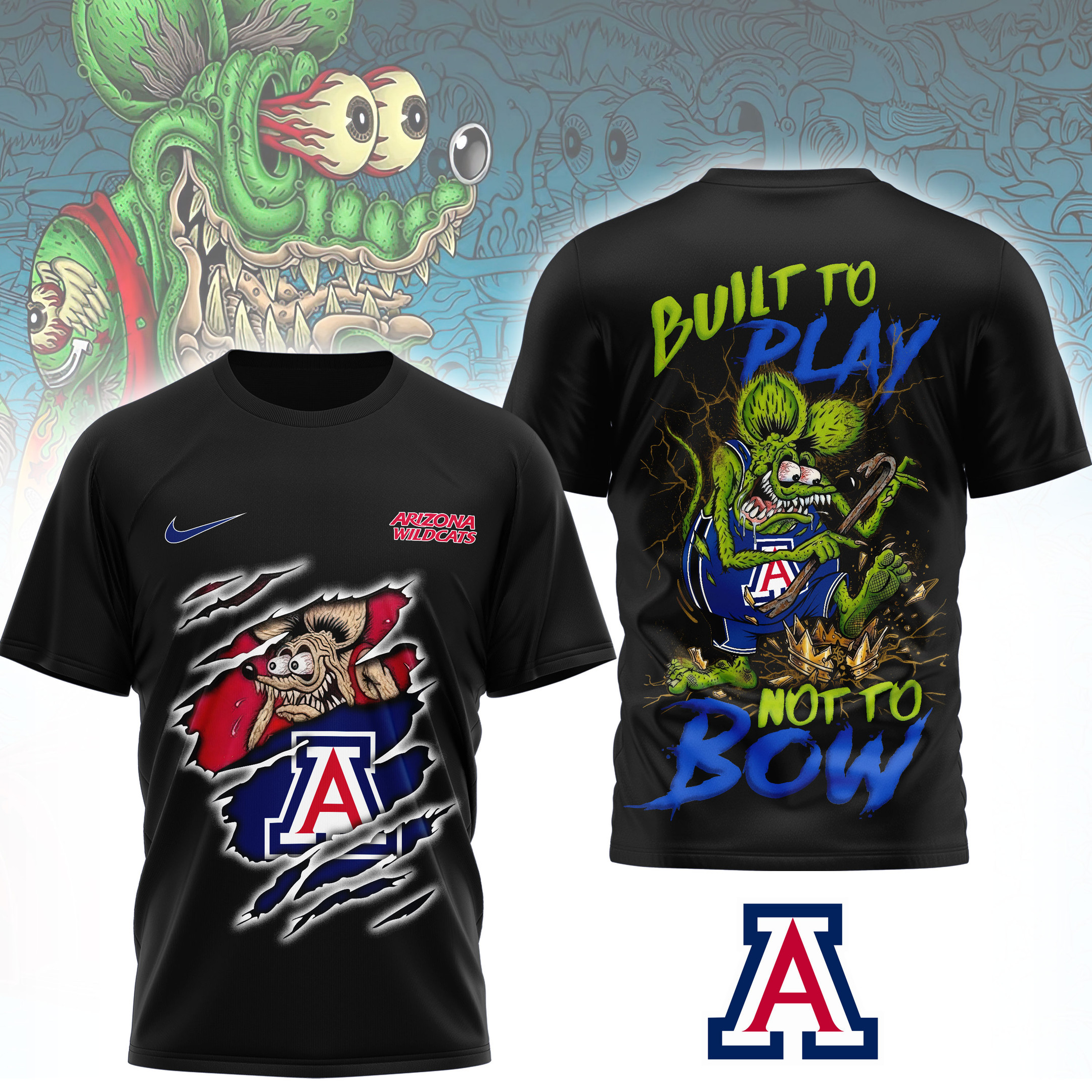 Arizona Wildcats | Premium NCAA Varsity Savage 3D Shirt PBX3U0V