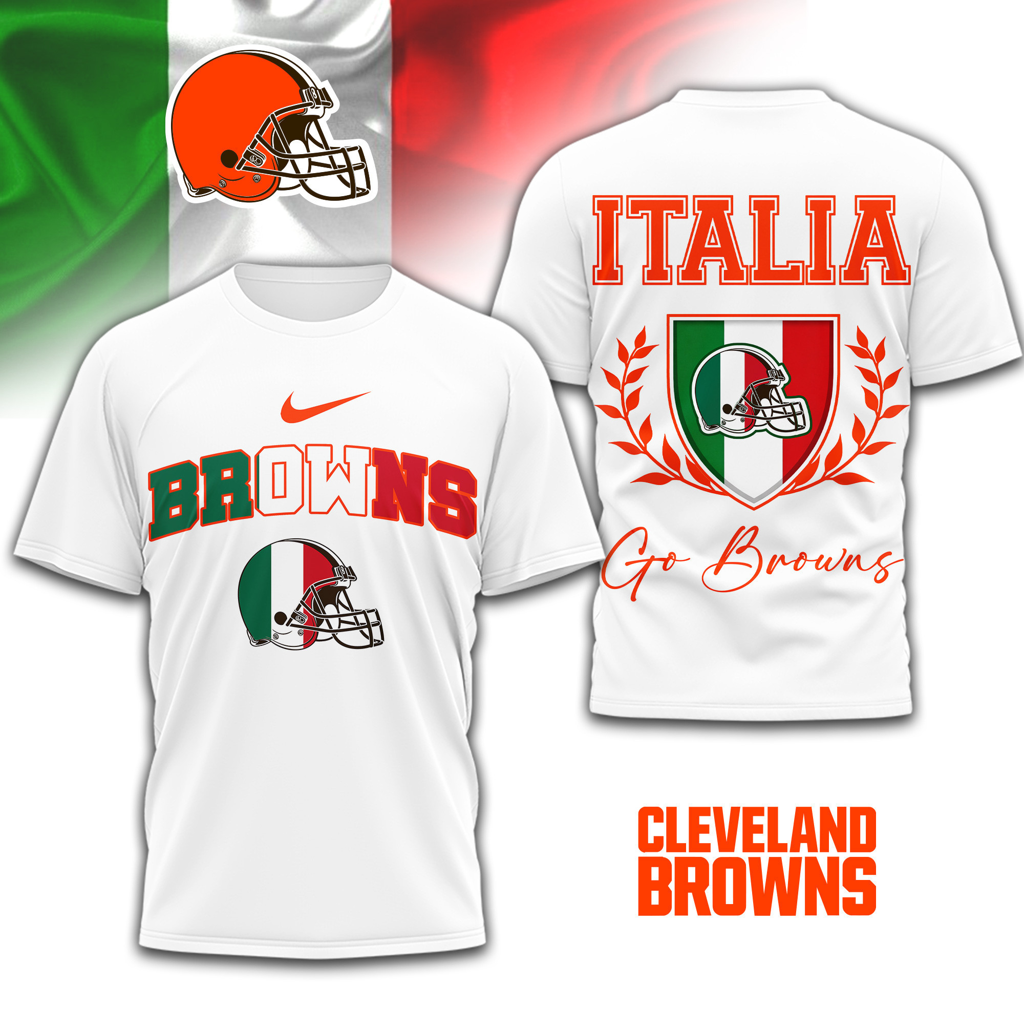 Cleveland Browns | Premium NFL Italia 3D Shirt TD090126