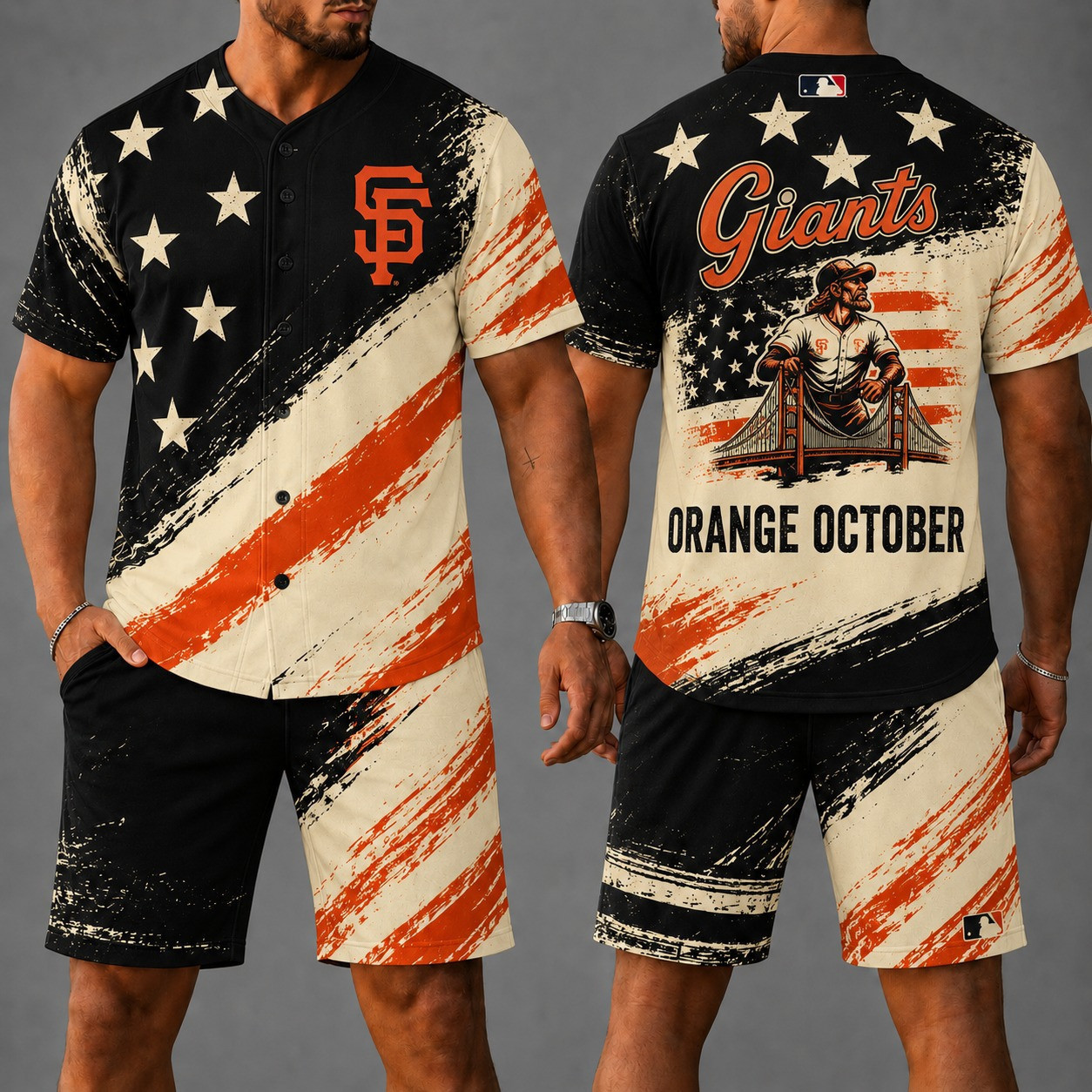 San Francisco Giants | Premium MLB Star Spirit Jersey Shorts Set