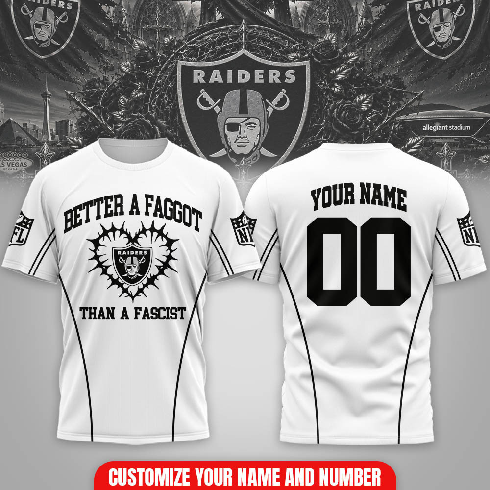 Las Vegas Raiders | Premium NFL Love Wins Team 3D Shirt NTH1