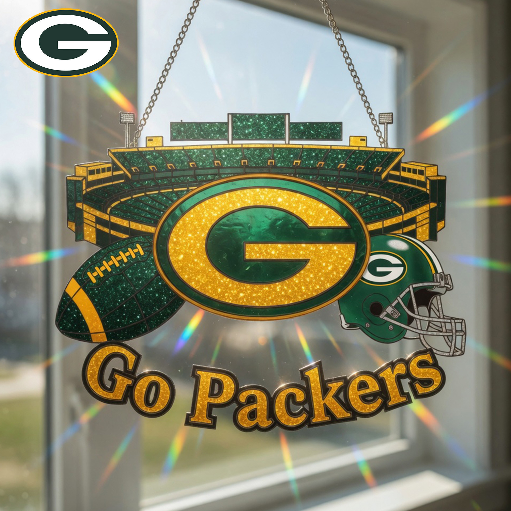 Green Bay Packers | Premium NFL Game Day Suncatcher NY