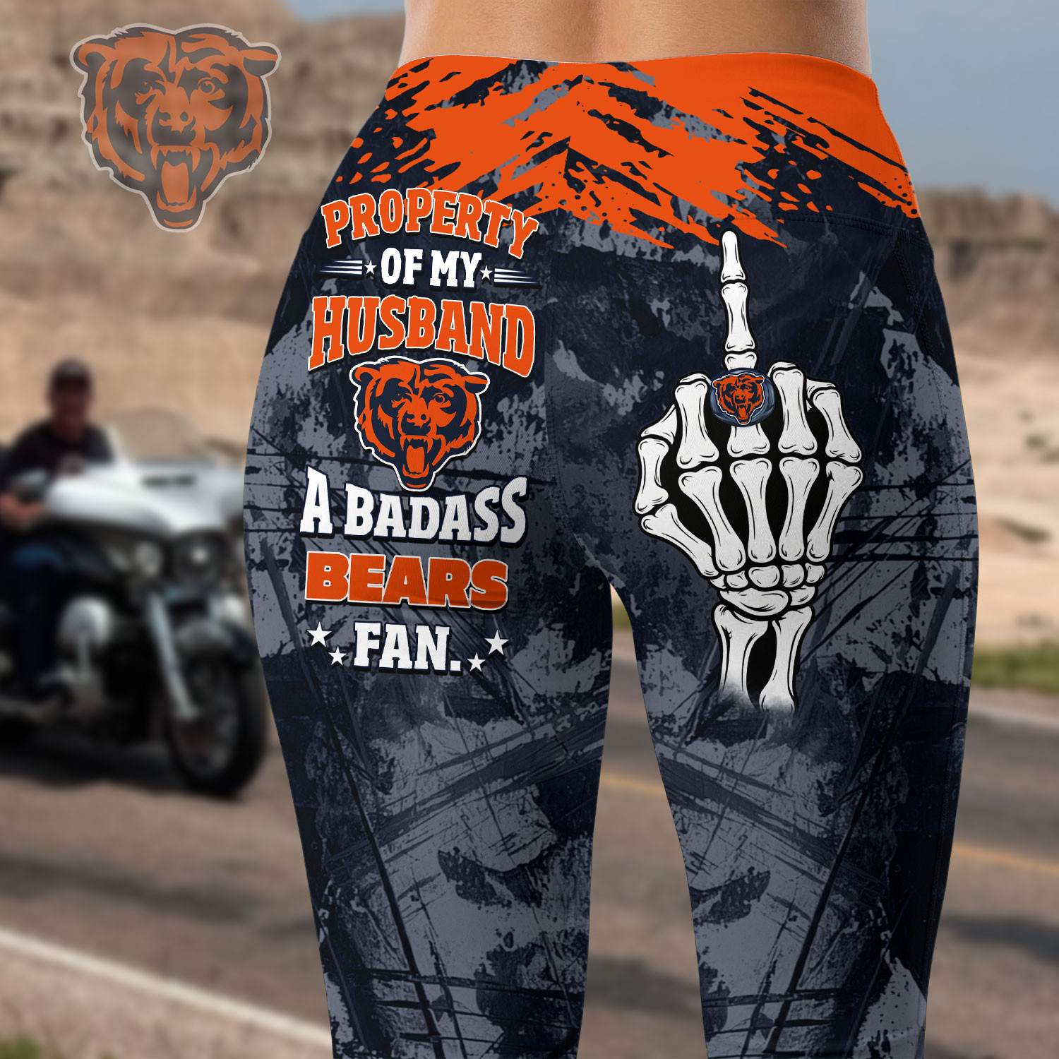 Chicago Bears | Premium NFL Fan Wife Stretch Leggings HY