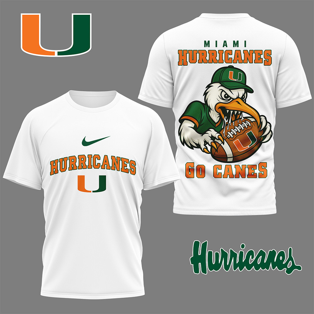 Miami Hurricanes | Premium NCAA Nation Gear 3D Shirt NY