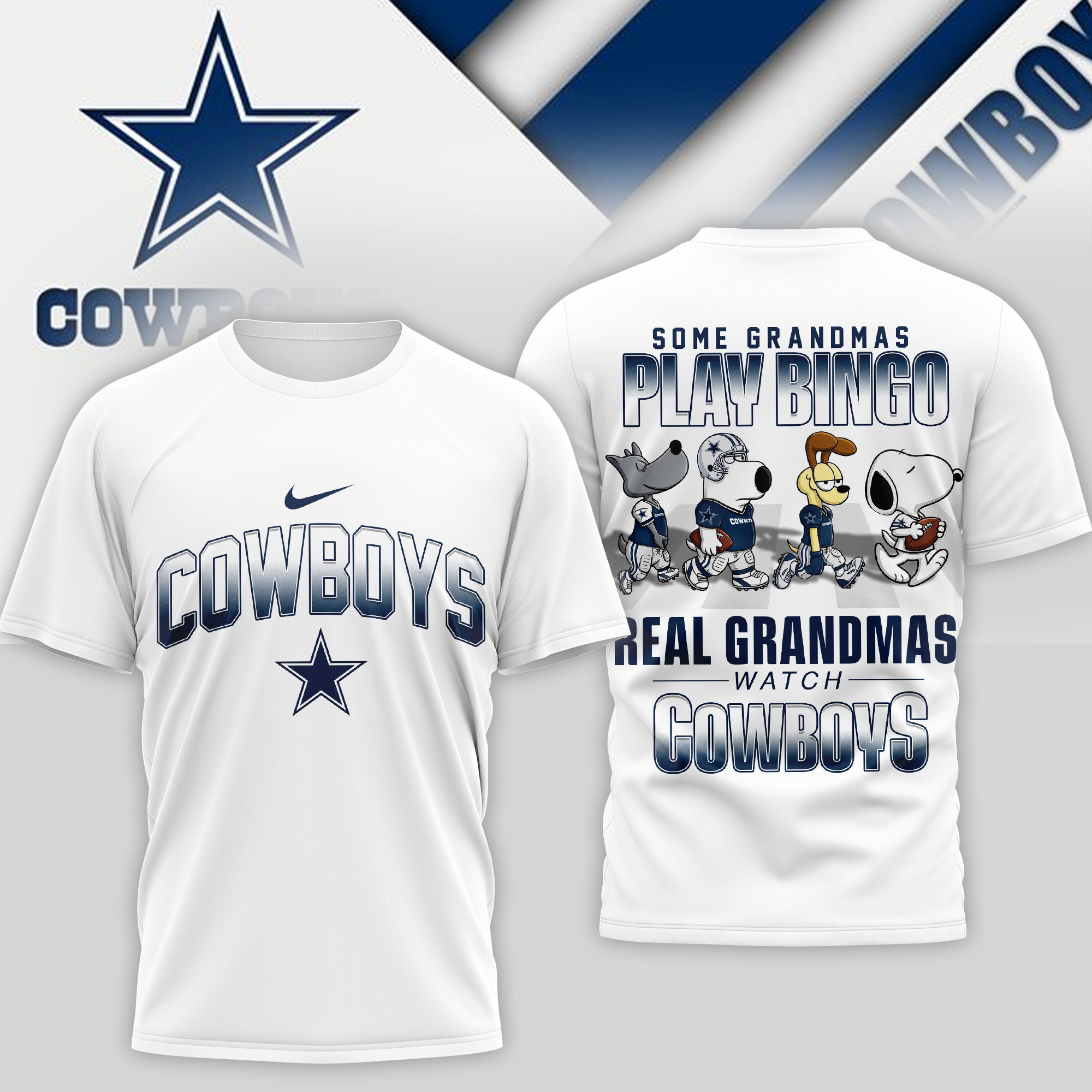 Dallas Cowboys | Premium NFL Prime Time 3D Shirt NTH1