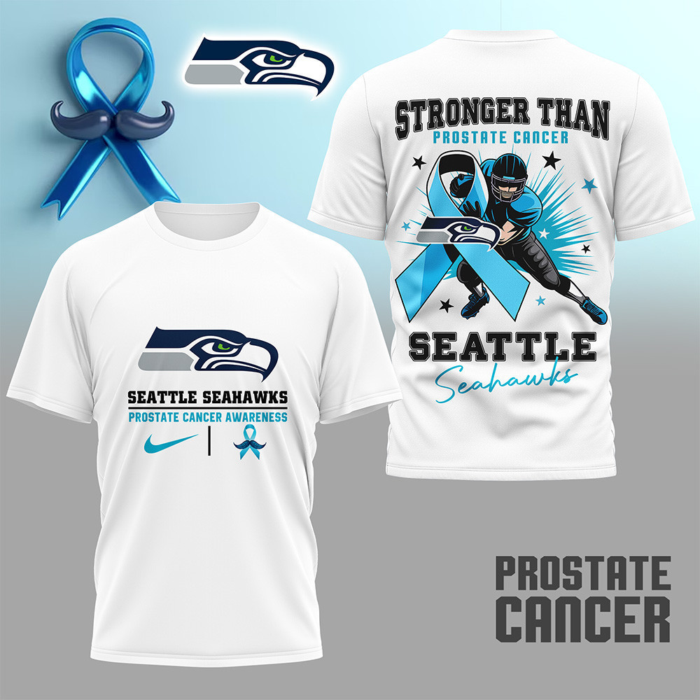 Seattle Seahawks | Premium NFL Prostate Cancer Awareness Month Shirt HI