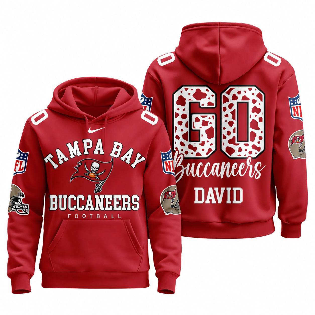 Tampa Bay Buccaneers | Premium NFL Custom Game Day Hoodie TD