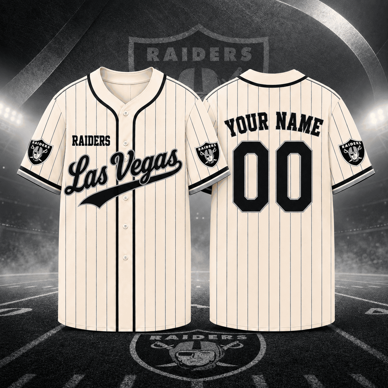 Las Vegas Raiders | Premium NFL Personalized Game Day Jersey NNK
