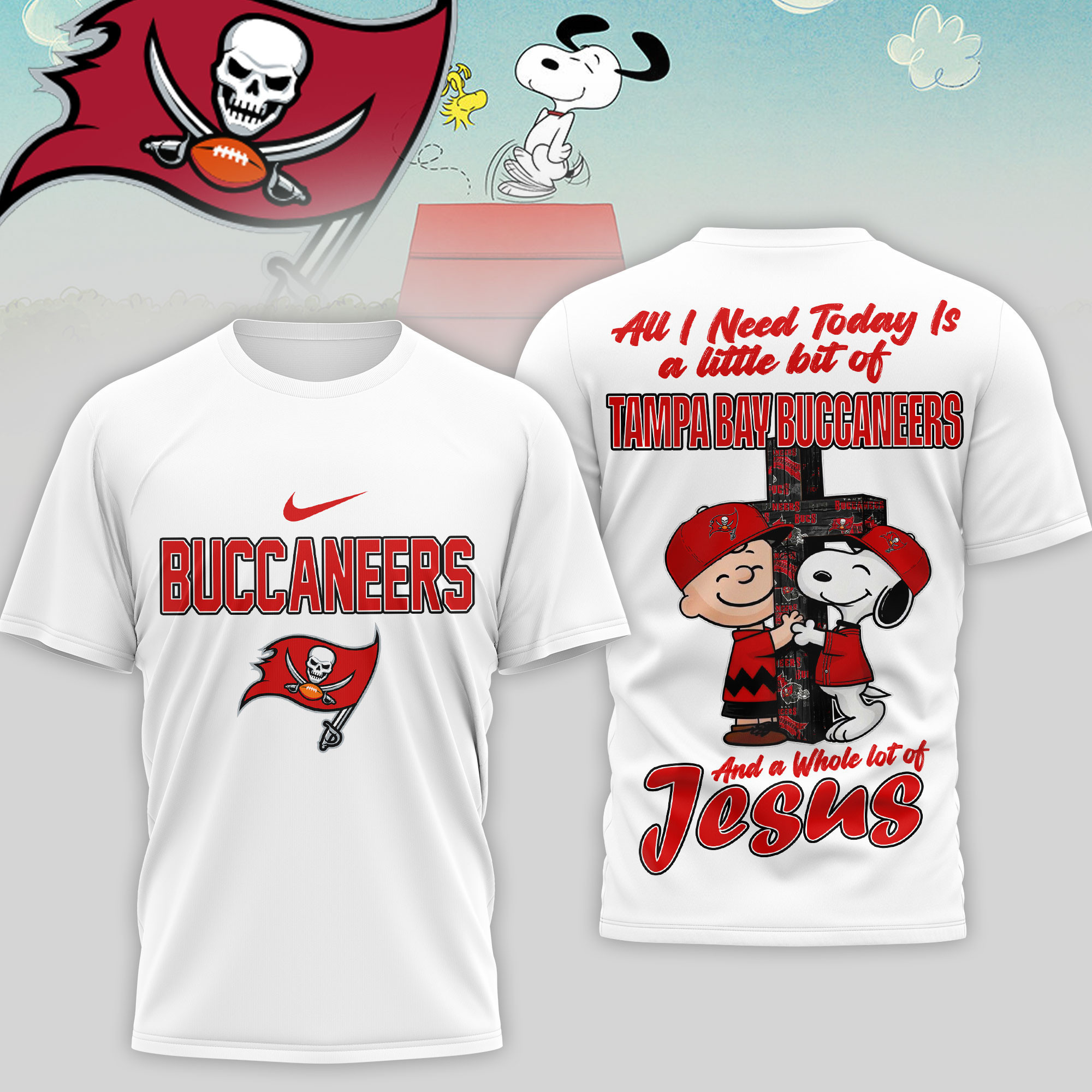Tampa Bay Buccaneers | Premium NFL League Blessing 3D Shirt NTH1